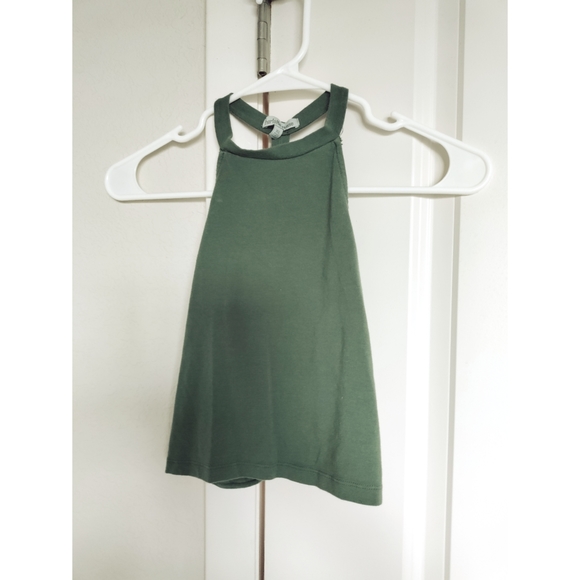 Cut out back green tank from Charlotte Russe - Picture 2 of 4